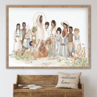 Jezus Christus en de Kleine Kinderen, Jezus Christ Poster