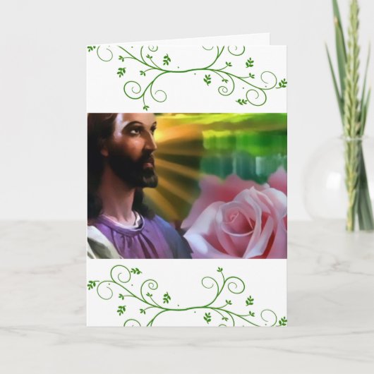 Jezus Christus Feestdagen Kaart (Voorkant)