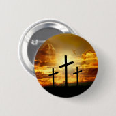 Jezus Christus Gezegende Maagd Mary Dove Calvery Ronde Button 5,7 Cm (Voorkant /achterkant)