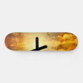 Jezus Christus Gezegende Maagd Mary Dove Calvery Skateboard (Horizontaal)