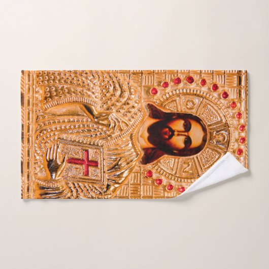 Jezus Christus gouden ictogram Handdoek (Handdoek)