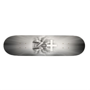Jezus Christus Herurrectie Kruisontwerp Skateboard