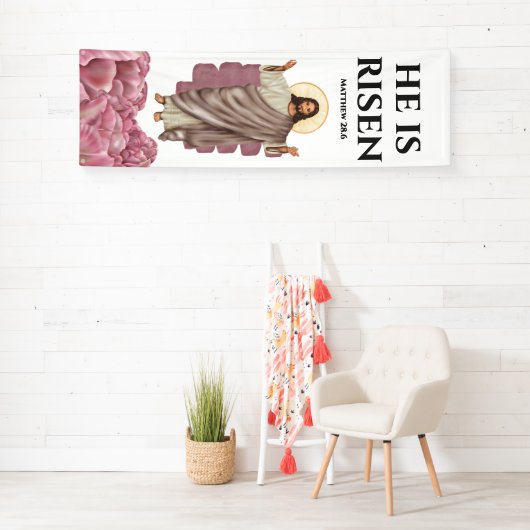 Jezus Christus, hij is een heetgebakje... Spandoek (Insitu)