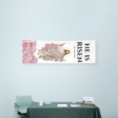 Jezus Christus, hij is een heetgebakje... Spandoek (Beurs)