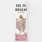 Jezus Christus, hij is een heetgebakje... Spandoek (Verticaal)