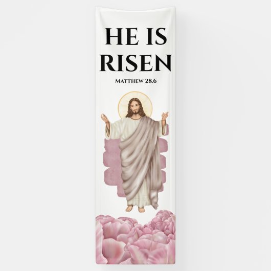 Jezus Christus, hij is een heetgebakje... Spandoek (Verticaal)