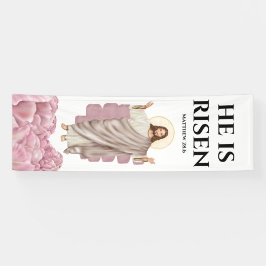 Jezus Christus, hij is een heetgebakje... Spandoek (Horizontaal)
