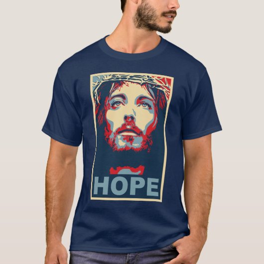 Jezus Christus Hope T-shirt (Voorkant)