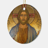 Jezus Christus IC XC Ornament Ronde (Links)