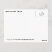 Jezus Christus, ik ben de weg Briefkaart (Achterkant)