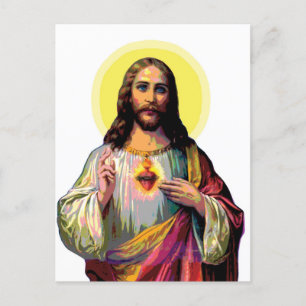 Jezus Christus in Pop Art Style Briefkaart