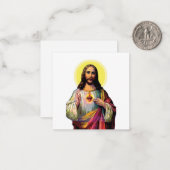 Jezus Christus in Pop Art Style Notitiekaartje (Voorkant / Achterkant in situ)