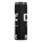 Jezus Christus is het antwoord Thermosbeker (Achterkant)