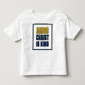 Jezus Christus is koning Christelijk Kinder Shirts