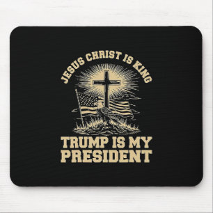 Jezus Christus Is Koning Trump Is Mijn President Muismat