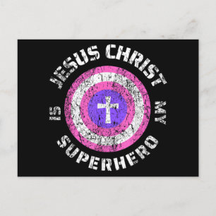 Jezus Christus is mijn superheld Jezus Briefkaart