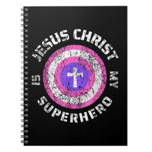 Jezus Christus Is Mijn Superheld Jezus Notitieboek