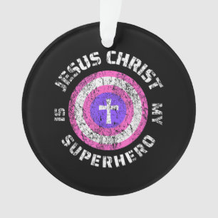 Jezus Christus Is Mijn Superheld Jezus Ornament