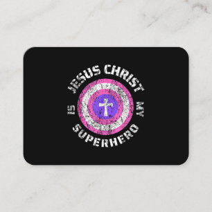Jezus Christus is mijn superheld Jezus Visitekaartje