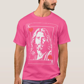 Jezus Christus - Jezus, de Koning van de harten T-shirt