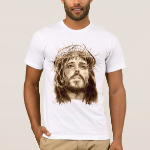 Jezus Christus Kroon Thorns Prayer Hands T-shirt
