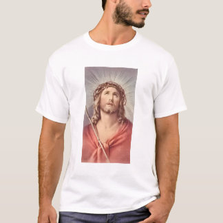Jezus Christus kroonde hem met vele kronen T-shirt