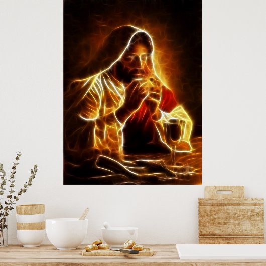 Jezus Christus Laatste Super Poster (Keuken)