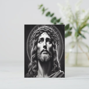 Jezus Christus' liefdevolle ogen Briefkaart