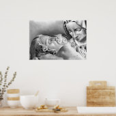 Jezus Christus Maagd Mary Poster (Keuken)