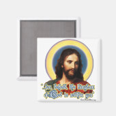 Jezus Christus magneet JC01 (Voorkant / Achterkant)