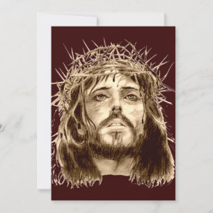 Jezus Christus met een Kroon van Thorns