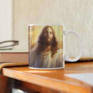 Jezus Christus met Sterren en Licht versie 5 Koffiemok
