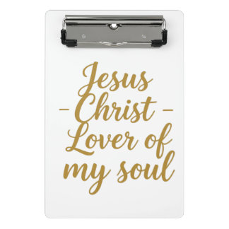 Jezus Christus Minnaar van Mijn Ziel Mini Klembord