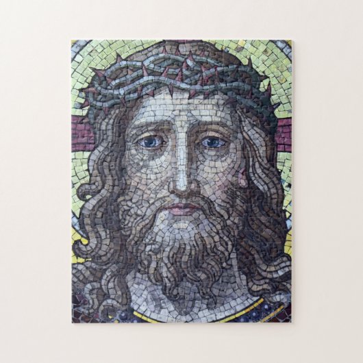Jezus Christus, mozaïek, Heilige Bijbel /Tsjechis Legpuzzel (Verticaal)