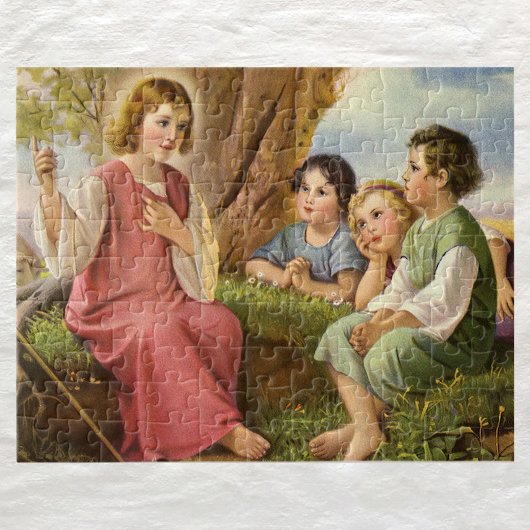 Jezus Christus Onderwijskinderen,  religie Legpuzzel