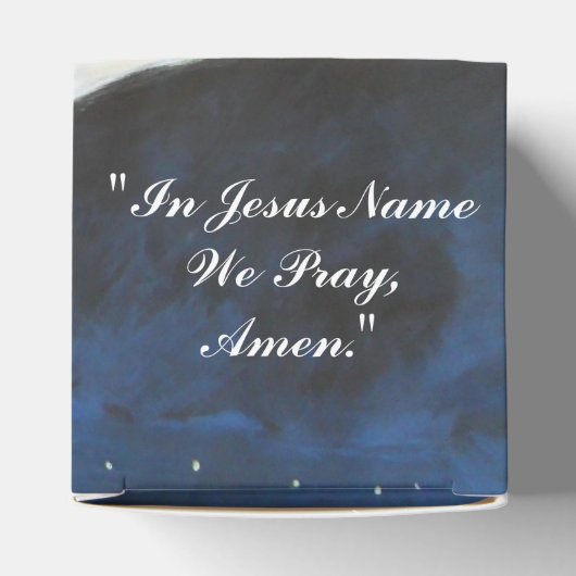 Jezus Christus, onze Heer Favor Box Bedankdoosjes (Bovenkant)