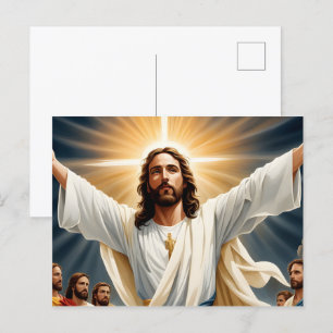 Jezus Christus opstanding Briefkaart