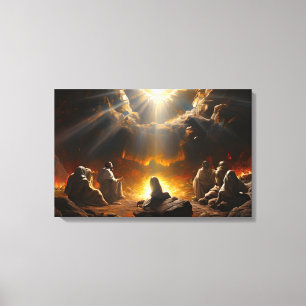 Jezus Christus opstanding Canvas Afdruk