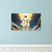 Jezus Christus opstanding Canvas Afdruk (Insitu (Houten vloer))