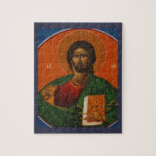 Jezus Christus orthodox Christelijk pictogram Legpuzzel (Verticaal)