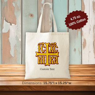 Jezus Christus Overwinnaar Embleem Tote Bag