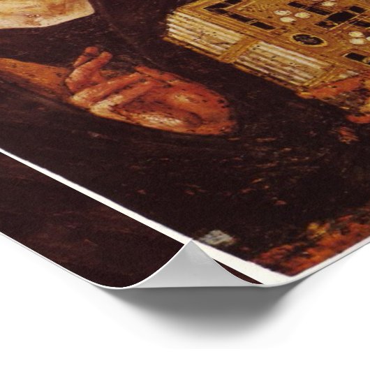 Jezus Christus Pantocrator Christelijk Icon Poster (Hoek)