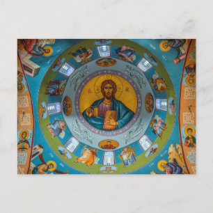 Jezus Christus Pantocrator Heer van alle Orthodoxe Briefkaart