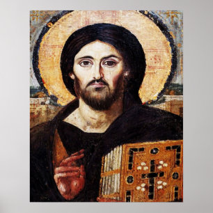Jezus Christus Pantocrator Icon Poster