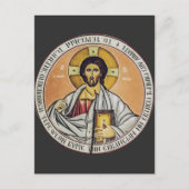 Jezus Christus Pantocrator koepel van de Kerk Briefkaart (Voorkant)