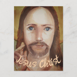 Jezus Christus portret Briefkaart