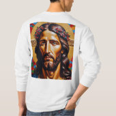 Jezus Christus Portret T-shirt (Achterkant)