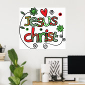 Jezus Christus Poster (Thuiskantoor)