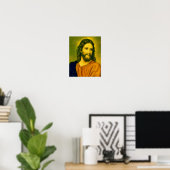 Jezus Christus reageert op het Rich Man Print Post (Thuiskantoor)