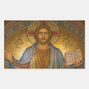 Jezus Christus Religieuze Kerst stickers